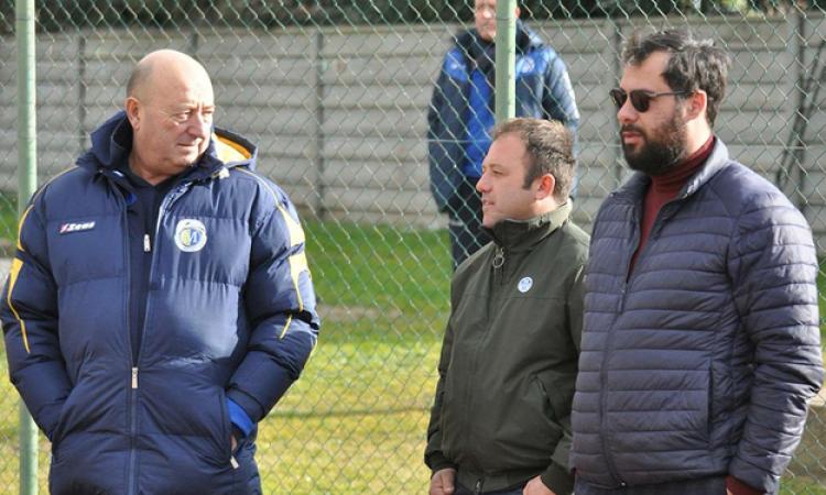 Il neo ds Scarponi con il presidente Moretti ©De Luca