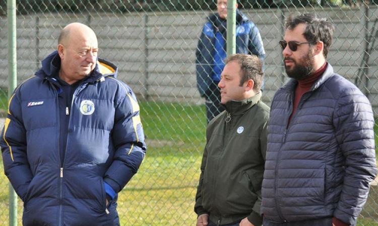 Scarponi e il presidente Moretti (©De Luca)