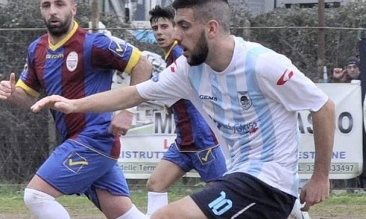 Fratini, a segno per il Terracina (foto Cerasoli)