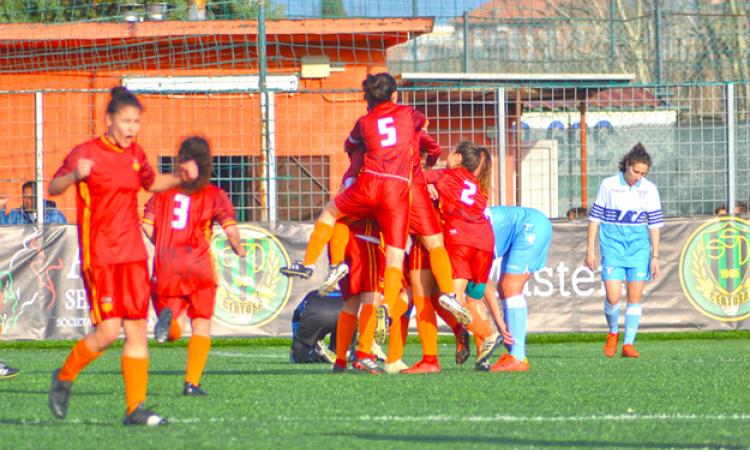 L&amp;apos;esultanza della Roma Calcio Femminile ©Inglese