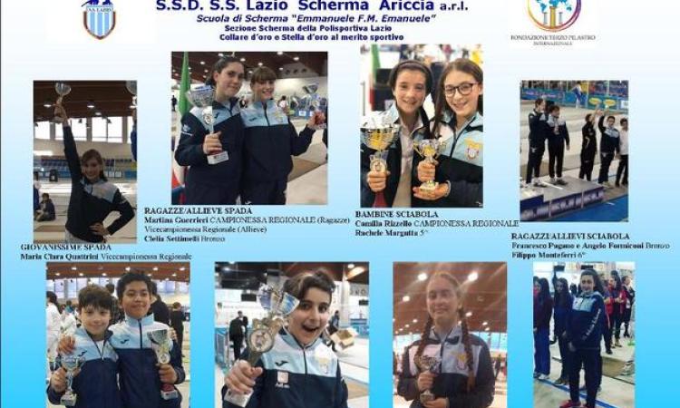 Lazio, Under 14 strepitosa: pieno di medaglie regionali 