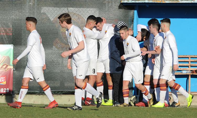 Pro Roma in esultanza (FOTO DelGobbo)