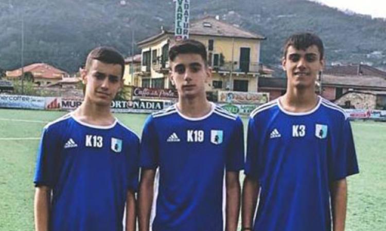 Il trio partito alla volta di Chiavari