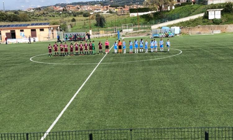 Albalonga ed Aprilia Racing Club all’ingresso in campo