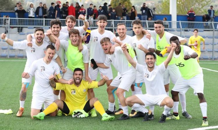 Il Lazio esulta dopo la vittoria sull&amp;apos;Umbria ©Lori