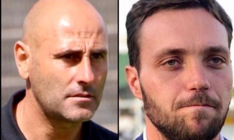 Aldo Gardini (tecnico del Lanusei) e Carlo Musa (ds dell&amp;apos;Avellino)