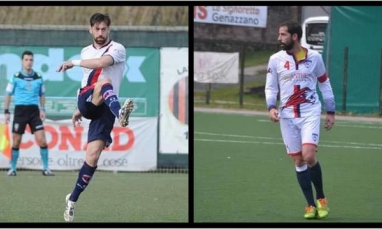 I due capitani: Emiliano Leone e Renato Lustrissimi