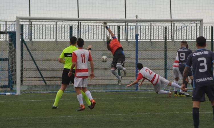 Il gol del Formia dell&amp;apos;1-0 ©De_Simone