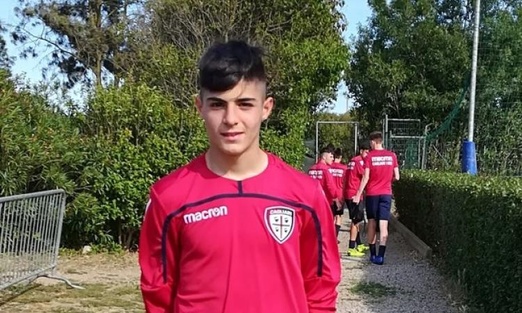 Francesco Garbinelli della Df Academy in prova al Cagliari