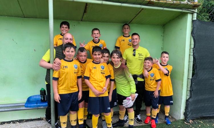 La squadra del Nettuno in posa dopo la vittoria