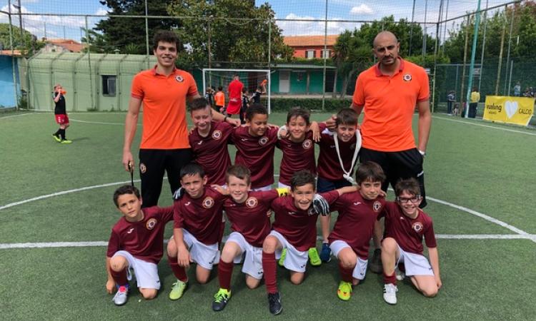 I &amp;quot;Primi Calci&amp;quot; del Trastevere a fine partita