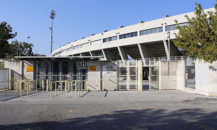 Lo stadio Bruno Benelli di Ravenna