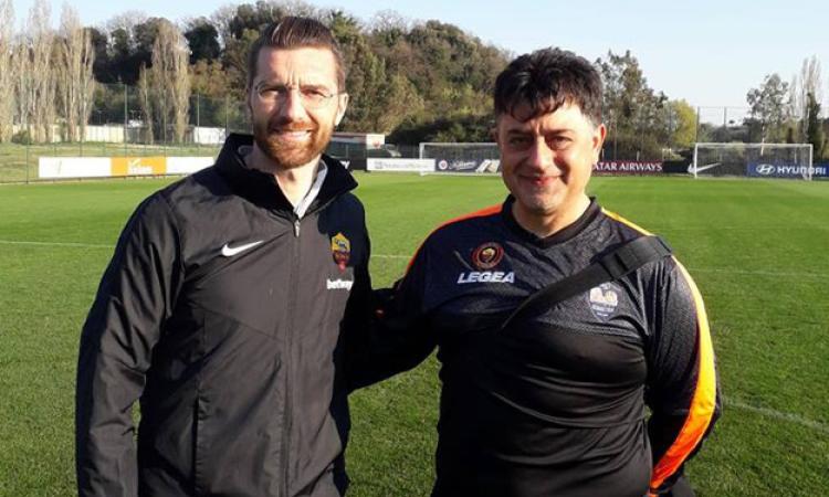 Claudio Creddo con Morgan De Sanctis (Facebook)
