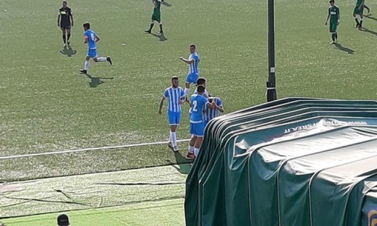 Esulta l&amp;apos;Aprilia (FOTO RUGGIERI)