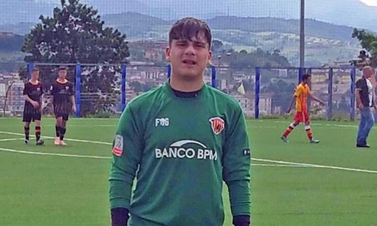 Ficorella con la maglia del Benevento