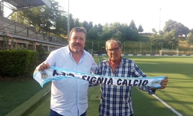 Il presidente Capaldo e il direttore sportivo Festa