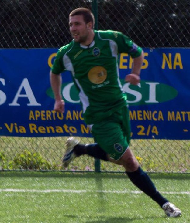 Andrea Virli con la maglia del Cerveteri