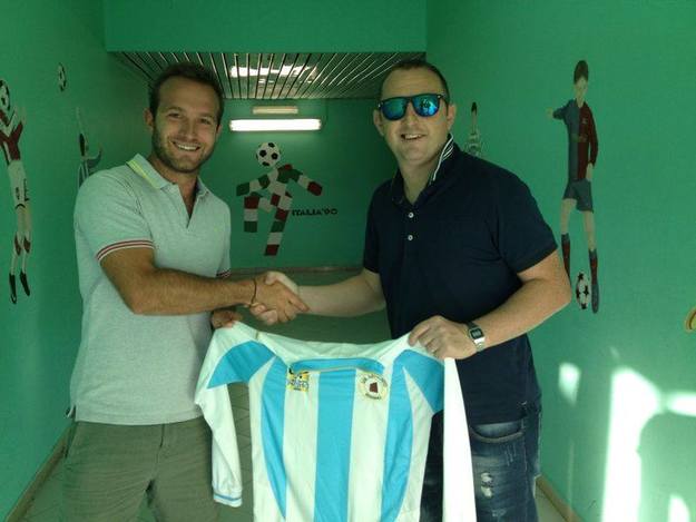 Il ds Rocconi con Edoardo Sina