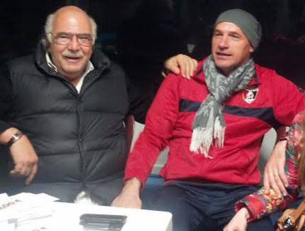 A destra Andrea Mosconi ©Facebook