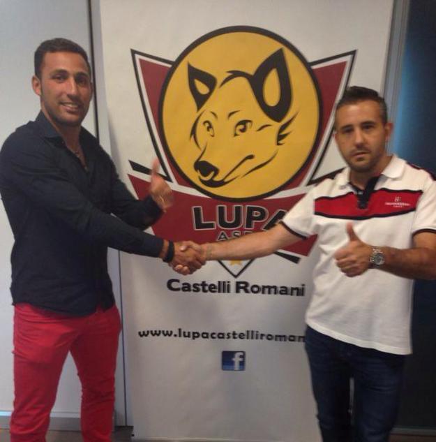 Giuseppe Siclari con il presidente della Lupa Castelli Romani, Alessandro Virzi