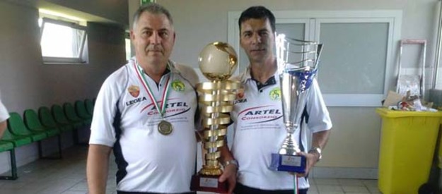 Il presidente Antonio Pezone e il direttore tecnico Sandro Tovalieri