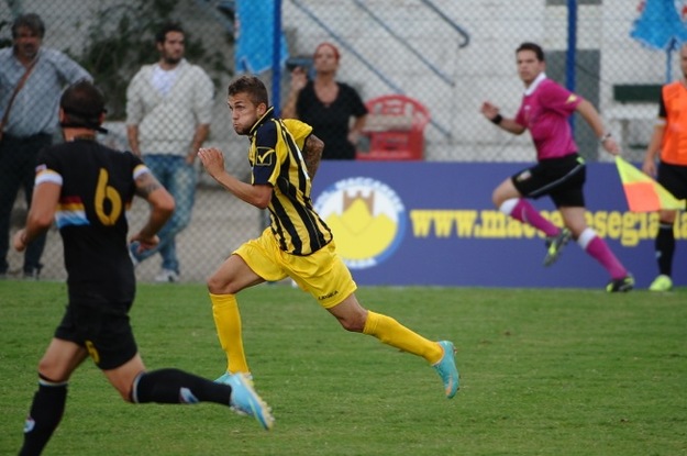 Francesco Marcheggiani con la maglia del Maccarese Giada