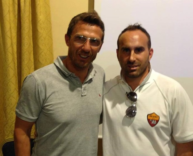 Feroce e Di Francesco durante il corso Uefa B