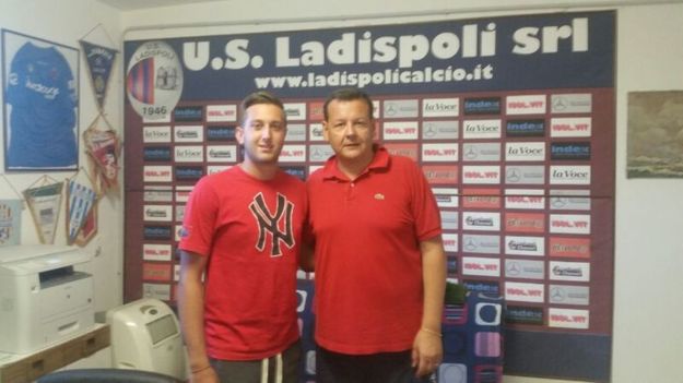 Roberto Romano con il ds Paolo Nista