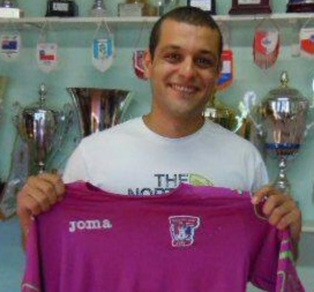 Cianfanelli con la nuova maglia