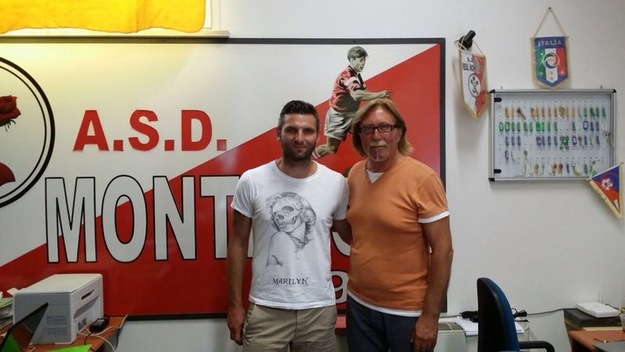 Enrico Polani con il ds Vittorio Giovanale