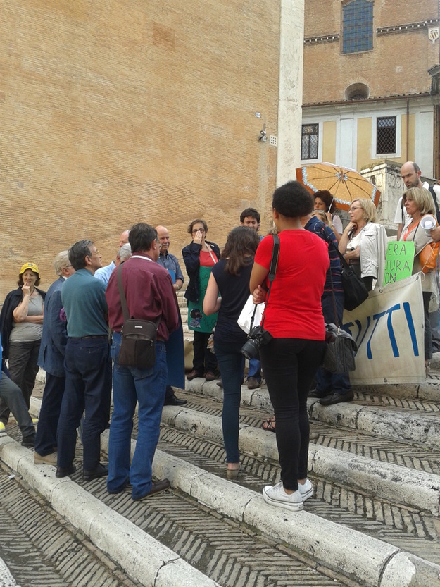 Tanti i cittadini coinvolti nella manifestazione
