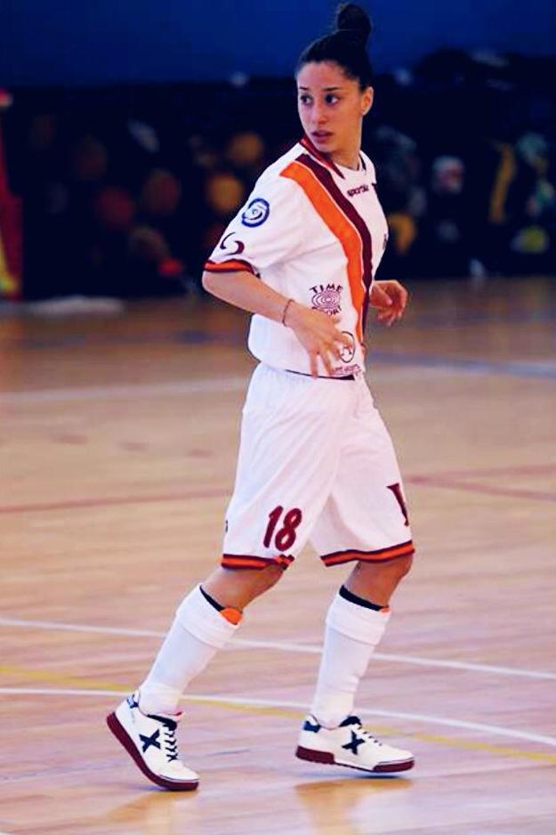 Michela Muzi con la maglia della Virtus Roma