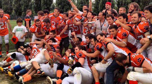 I festeggiamenti per la vittoria del titolo