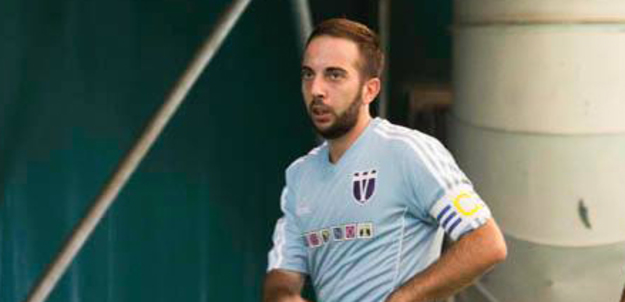 Il capitano ardeatino Giacomo Padellaro, lo scorso anno ha messo a segno 28 reti in campionato