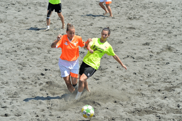 Seconda giornata per il beach soccer femminile