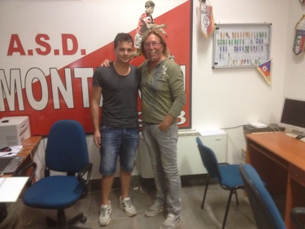 Rodolfo Moronti con il ds Giovanale