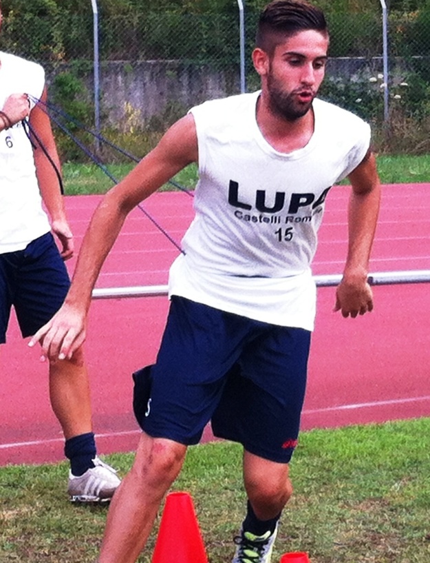 Matteo Bertoldi in ritiro con la Lupa Castelli