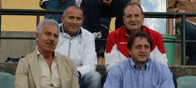 Il presidente Cececotto, Vichi, Drago e Baiocco