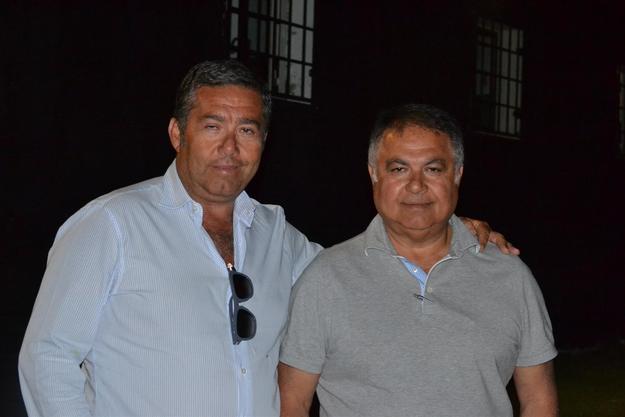 Da sinistra Enzo Fabrizi e Mauro Fabrizi