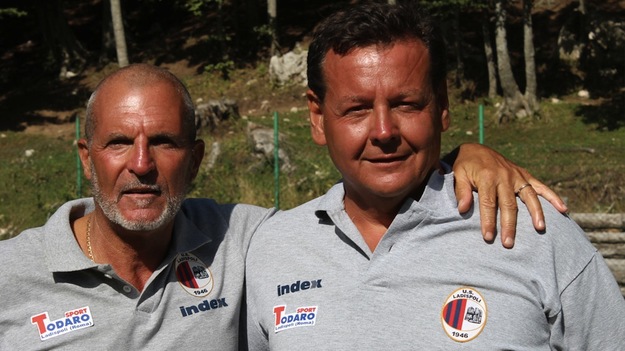 Claudio Solimina e il ds Paolo Nista