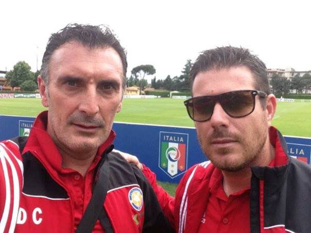 I tecnici del Futbolclub, Centioni e Sancricca (foto @ facebook)