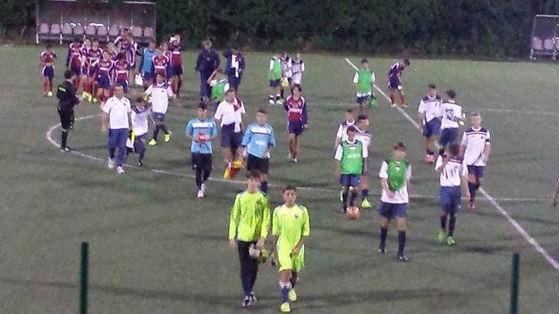 Le squadre a fine partita FOTO©GAZZETTAREGIONALE