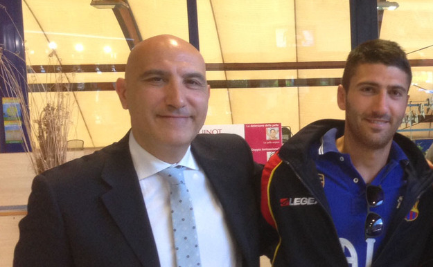 Il tecnico e il presidente Matteo Perconti