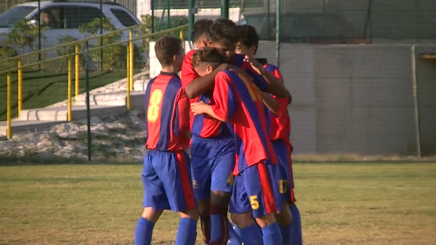 L'esultanza della Perconti dopo il 2-0