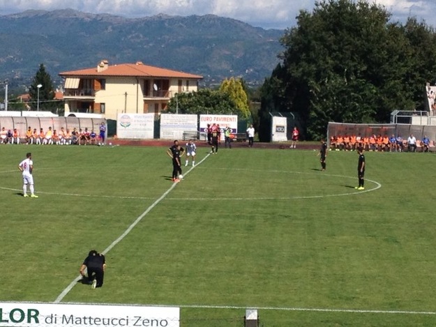 Uno scatto dalla tribuna