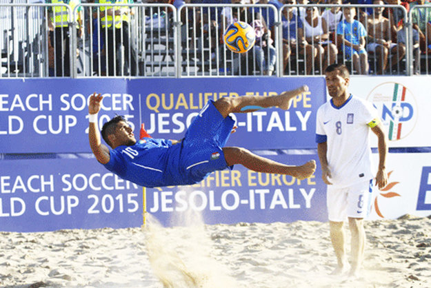 Italbeach, passaggio del turno © lnd.it