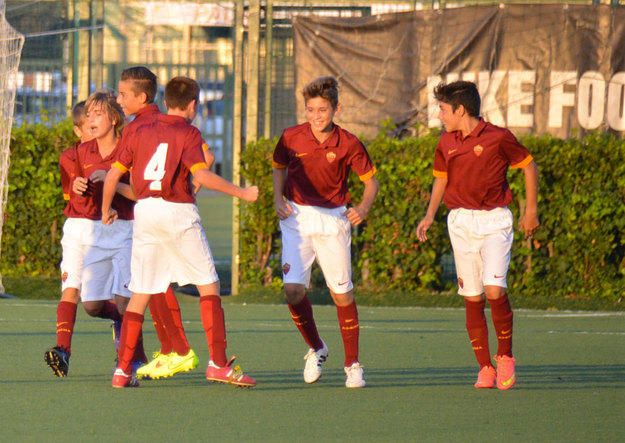 La Roma festeggia ©PhotoSportRoma