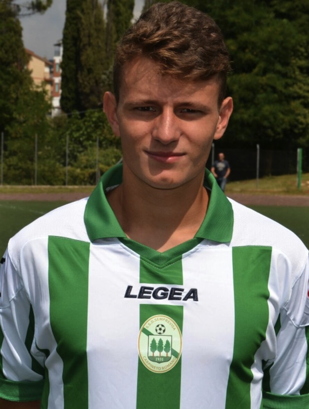 Matteo Lucarini, centrocampista della Semprevisa