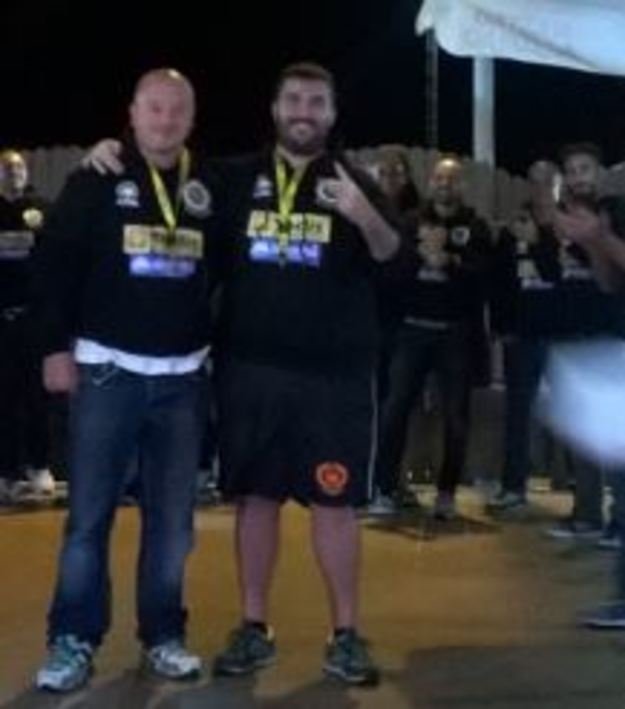 A sinistra Bruno Savera con il vice presidente Giordano Loda