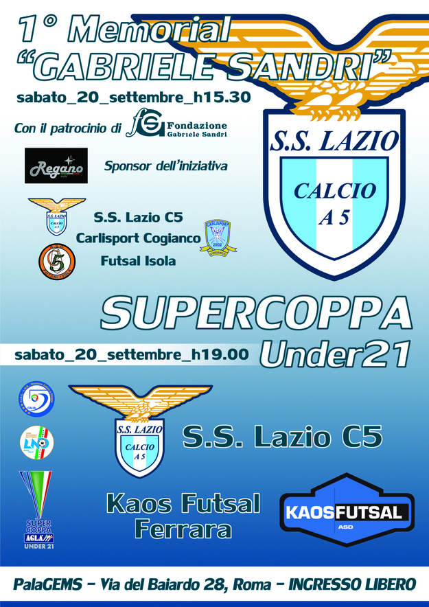 La locandina del doppio evento